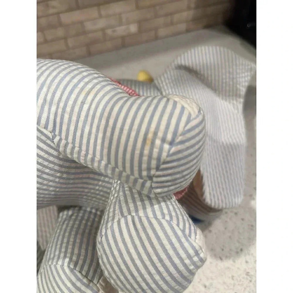 Disney Store Dumbo Flying Elephant Seersucker Plush Toy‎ Stuffed b14 - Picture 6 of 6